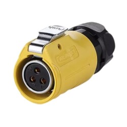 LP-20-J03PE-01-021 3-Pin Waterproof Connector - Female