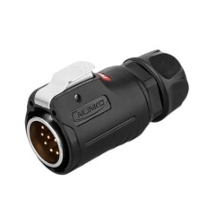 LP-24-C10PE-01-001 10-Pin Su Geçirmez Konnektör - Erkek