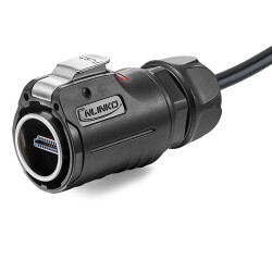 LP-24-HDMI-MP-MP-1M-001 Su Geçirmez HDMI Erkek Konnektör - 1M Kablo - 2