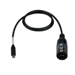 LP16-TYPEC-MP-MP-0D5M-002 Waterproof Type C 3.1 Male Connector - 0.5M Cable