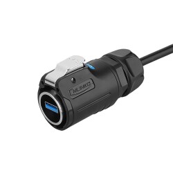 LP24-USB3-MP-MP-0D5M-001 Su Geçirmez Data Konnektörü - Erkek