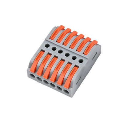 LT-223-6X 6-Giriş 6-Çıkış Kablo Birleştirici Klemens - 1