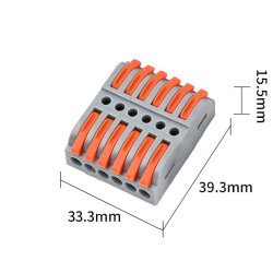 LT-223-6X 6-Input 6-Output Cable Connector - 3