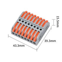 LT-223-8X 8-Giriş 8-Çıkış Kablo Birleştirici Klemens - 3