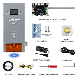 LT-K40 40W 24V CNC Laser Engraving/Cutting Module Kit - 4