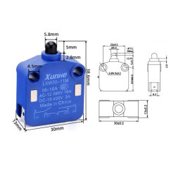LXW20-11M 5mm Micro Switch 4-Pin - Mıknatıslı - 2