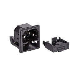 LZ-14-F8 Çift Sigortalı Üçlü Erkek Power Soketi - 4
