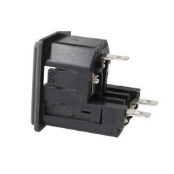 LZ-14-F8 Double Fused Triple Male Power Socket - 2