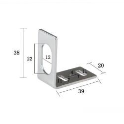 M12 L-Type Inductive Sensor Holder - 2