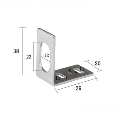 M12 L-Type Inductive Sensor Holder - 2