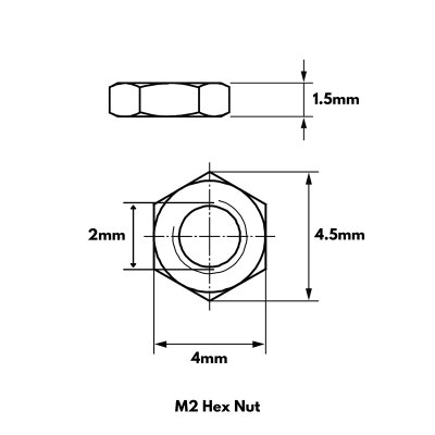M2 Somun - 10 Adet - 2