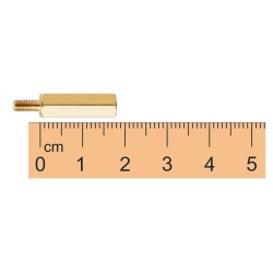 M3 18mm Metal Dişi-Erkek Aralayıcı (Standoff) - Metal Distans