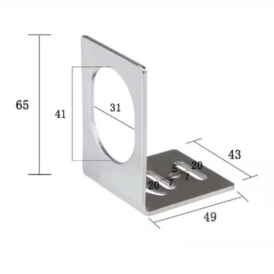 M30 L-Type Inductive Sensor Holder - 2