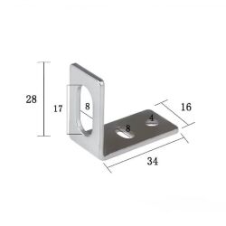 M8 L-Type Inductive Sensor Holder - 2