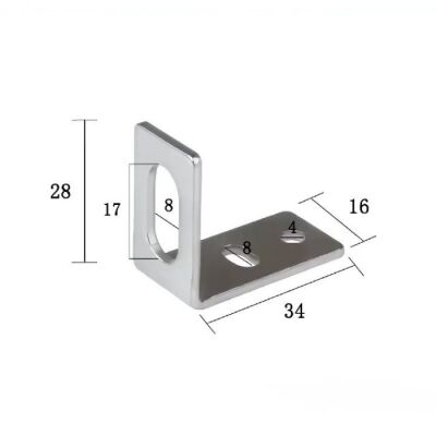 M8 L-Type Inductive Sensor Holder - 2