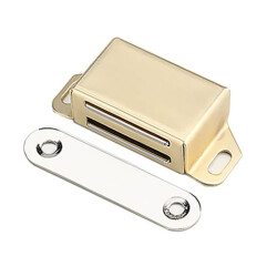 Magnetic Metal Furniture Door Lock 36x24x14mm - Gold