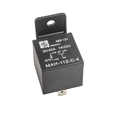 MAH-112-C-4 12V 30/40A Otomotiv Rölesi 5-Pin - 1