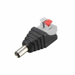 Male DC Barrel Jack with Terminal