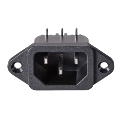 Male Power Socket 90 Degree