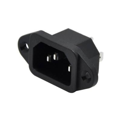 Male Power Socket with Triple Ear - 1