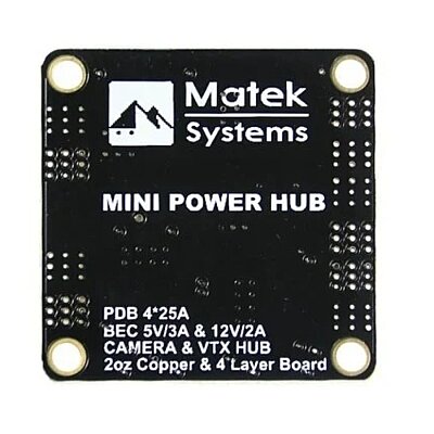 Matek Mini Power Hub w/ BEC 5V & 12v - 2