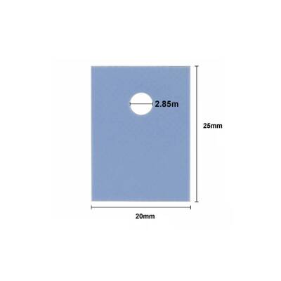 Mavi TO-3P Plastik İzolatör - Delikli - 10 Adet - 2