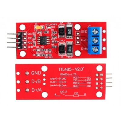 MAX13487 TTL - RS485 Dönüştürücü Modül V2.0 - 3