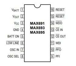 MAX691EWE WSOIC-16 SMD Entegre - 2