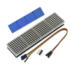 Max7219 4-in-1 Dot Matrix Module - Blue