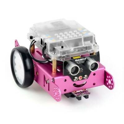 mBot 2.4G STEM Eğitim Robotu - MakeBlock V1.1 Pembe Kit - 4