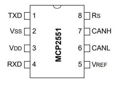 MCP2551-I/SN SOIC-8 Smd CAN Bus Entegresi - 2