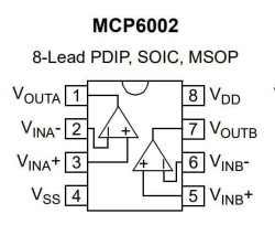 MCP6002T-I/MS MSOP-8 Smd OpAmp Entegresi - 2