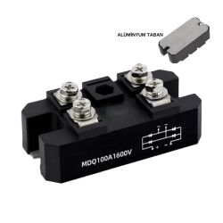 MDQ100-16 100A 1600V Tek Faz Köprü Diyot - Alüminyum Plaka - 1