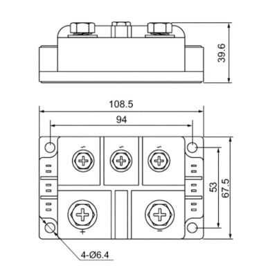 MDQ300-16 300A 1600V Single Phase Bridge Rectifiers Diode - 2