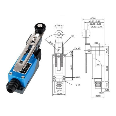 ME-8108 Metal Gövde Limit Switch - 2