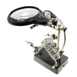 Büyüteçli Havya Sehpası - Ledli Işık - MG16129-C - 2