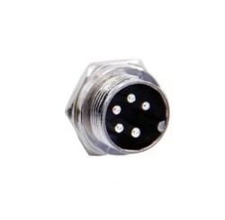 Mike Connector 5-Pin 16mm - Male