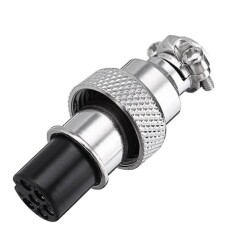 Mike Connector 6-Pin 12mm - Female