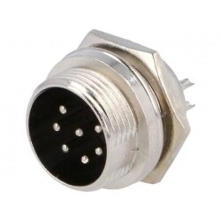Mike Connector 7-Pin 16mm - Male