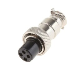 Mike Konnektör 4-Pin 12mm - Dişi