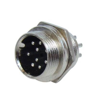 Mike Konnektör 8-Pin 16mm - Erkek - 1