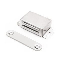 Mıknatıslı Metal Mobilya Kapak Kilidi 22x13x10mm