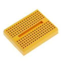 Mini Breadboard - Yellow