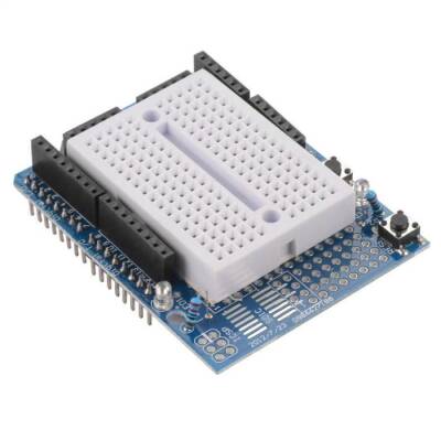 Mini Breadboardlu Arduino UNO R3 Proto Shield Kiti - 1