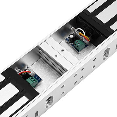 ML02H 12V 1000kg Electromagnetic Double Door Lock - Illuminated - 3