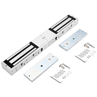 ML02H 12V 1000kg Elektromanyetik Çift Kapı Kilidi - Işıklı - 1