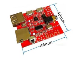 MP3 Kumandalı Bluetooth Amfi Devresi SD Kart + USB - 2