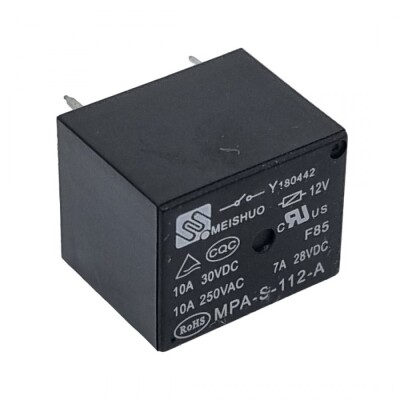 MPA-S-112-A 12V 10A Röle 4-Pin - 1