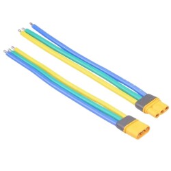 MR30 3-Pin Dişi-Erkek Lipo Pil Şarj Kablosu Seti 10cm