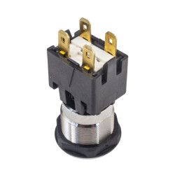 MSM19 19mm Bulge Self Locking Metal Button - 2